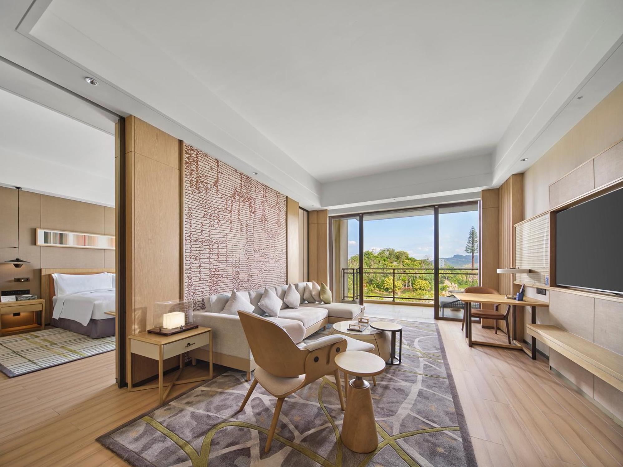 Отель Doubletree By Hilton Lingshui Hot Spring Экстерьер фото